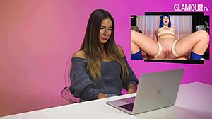 Nyusha Reacts To Porn With Toys And Squirting