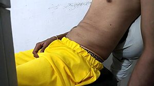 A Latino In Heat Reveals His Impressive Presence In A Homemade Neighbor Setting.