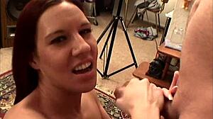 Misty haze says stroke while watching my tits