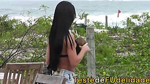 Picking Up Hot Brunette With Big Ass