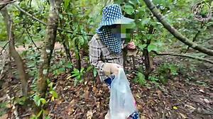 Do amateur thai villagers have sex in the forest public 4k 18?