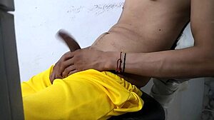 A Latino In Heat Reveals His Impressive Presence In A Homemade Neighbor Setting.