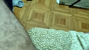 Latina Bodybuilder Gives Delicious Handjob to Muscular Man Outdoors