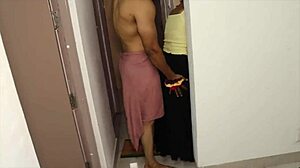 in the kitchen, rough doggystyle anal creampie with big ass