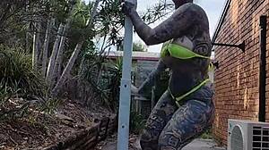 Melody Radford's leaked micro bikini twerking and pole dancing