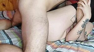 Blonde Stepsister Poses Naked For Big Cock In Missionary