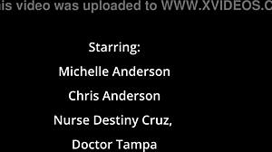 Freshman Michelle Anderson gets mandatory Hitachi orgasm from boyfriend in hospital!