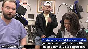 Freshman Michelle Anderson gets mandatory Hitachi orgasm from boyfriend in hospital!