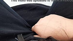 Man Jerks Off Riskily In Public Park