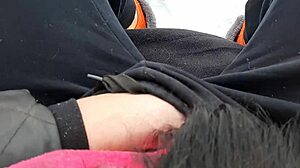 Man Jerks Off Riskily In Public Park