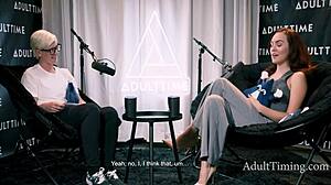 petite redheads discuss lesbian porn in casting interview