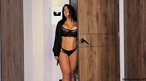 Steffy Moreno does her first sex video with muscular bodybuilder domination and huge big ass.