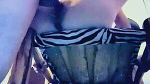 Texas Couple In High Chair Intimate Moment