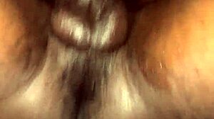 ebony fat ass beauty fucked raw until she gets a full creampie, rough and deep