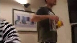 Argentinian Teen Prostitute Arrives for Amateur Group Threesome