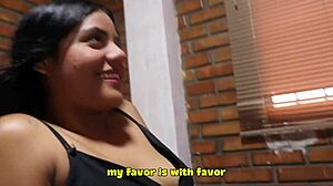 Interview for nataly's first porn casting as actress