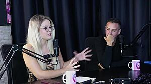 maisa pravo explores bdsm submission in sheer red lingerie