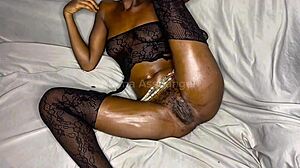 big black dick fucked me on the couch, intense orgasm with small tits