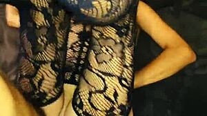 i used her rough in stockings, stretching every hole pov homemade