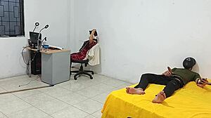 Young 18+ Step Sister Sits While I Masturbate For Her