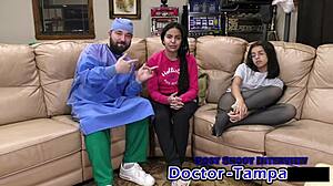 Dr. Tampa Examines Neighbor Alix Avery in First Gyno Visit!