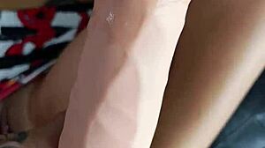 Playing with pussy using 10-inch toy! 😈 Part 1