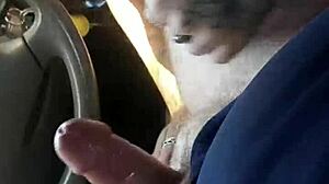 Wow, She Swallows Cum in Colorado Car Blowjob!