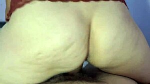 Amateur couple with hairy pussy in cowgirl riding sex