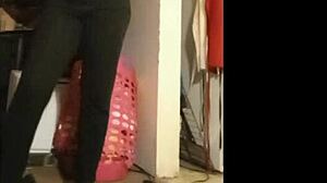 BBW Model Oils Her Body On Webcam