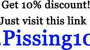 príťažlivá baba s fetišom na moč si užíva trojku