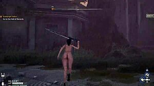 stellar blade nude mod playthrough part 12 with curvy character