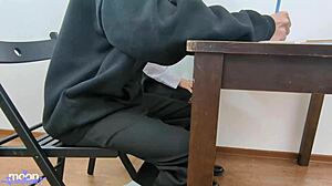 instead of an a on my exam i got a creampie