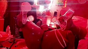 Wet pussy in lingerie gets ripped