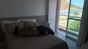 I woke her with oral, now she's riding my hard cock.