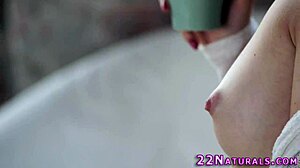 Pretty babe gets banged hard