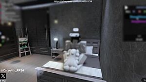 quietly fucking fan on bed