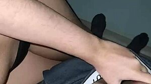 Couldn't resist jerking off to that dick