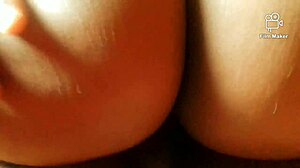 sweet cousin gives sweet massage outdoor