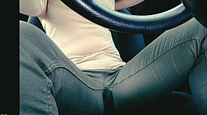 Stuck in traffic and desperate for toilet