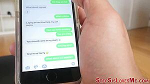 Busty Blonde Teen Meets Hung Stepbro in Garage