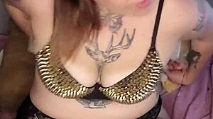 Homemade Dildo Anal Masturbation with Slutty Assfucking Toys