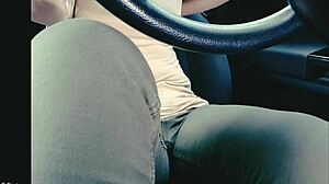 Stuck in traffic and desperate for toilet