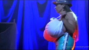 Bustiest Stripper Dances Seductively