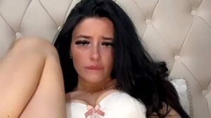 horny british coed masturbates solo, squirting in pov reality 😏