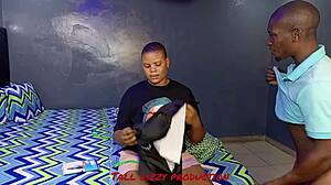 Tailor couldn't resist my big black African cock