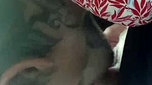 Wow, She Swallows Cum in Colorado Car Blowjob!