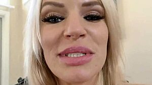 Busty Racheal Cavalli swallows her friend's big cock