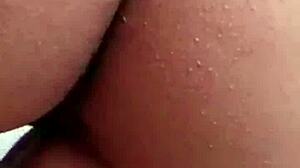 Seductive Brazilian Milf for Monster Cock Handjob