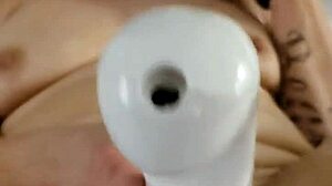 Milf Uses Dildo For Intense Masturbation.