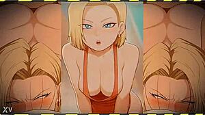 I fantasize about Android 18 in lust factory with big tits and ass